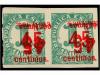 * ESPAÑA. Ed. 742s. 45 cts. s. 1 cto. verde. Dos parejas UN