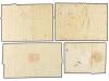 ¿ CUBA. 1818-30. Cuatro cartas procedentes de la misma corre