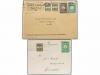 ✉ ESPAÑA. Ed. 636/54. 1931. Conjunto de 10 cartas con divers