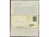 ✉ ITALIA. Sa. 53aeb. 1891. CLUSONE a BONDIONE. Faja de Prens
