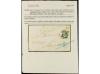 ✉ ITALIA. Sa. 23daa. 1865. MESSINA a BADOLATO. 20 cts. s. 15