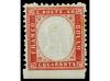 (*) ITALIA. Sa. 3 y 3 k. 1862. 40 c. rojo carmín. 1 ejemplar