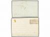 ✉ ESPAÑA: PREFILATELIA. 1826-32. OLITE. Dos cartas con marca