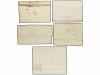 ✉ ESPAÑA: PREFILATELIA. 1797-1849. CORELLA. Cinco cartas con