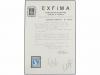 * ESPAÑA: TELEGRAFOS. Ed. 10 y 12. 4 reales azul y 20 reales
