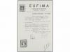* ESPAÑA: TELEGRAFOS. Ed. 10 y 12. 4 reales azul y 20 reales