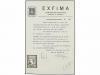 ** ESPAÑA. Ed. 156. 1 real azul. PIEZA DE LUJO. Cert. EXFIMA