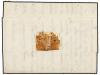 ✉ PERU. (1810 CA.). LIMA a MADRID. Envuelta con texto, marca