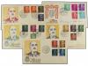 ✉ ESPAÑA. Ed. 1143/63. FRANCO. Serie completa en cinco sobre