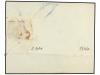✉ ESPAÑA: PREFILATELIA. 1844. LERMA a BURGOS. Fechador LERMA