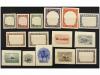 GROENLANDIA. 1945. PLATE PROOFS on card. AMERICAN BANK NOTE.