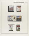 LOTES y COLECCIONES. ANDORRA FRANCESA. Colección en dos álbu