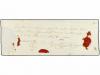 ✉ ECUADOR. 1847. ALAUSI a QUITO. Marca ALAUSI/FRANCA en rojo