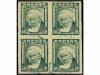 ** ESPAÑA. Ed. 1006ics. 50 cts. verde. Bloque de cuatro SIN 