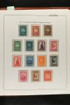 LOTES y COLECCIONES. ESPAÑA. Colección de 1889 a 1949 en hoj