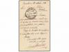 ✉ ESPAÑA. Ed. 57. 1930. BARCELONA a MADRID. 15 cts. lila y s