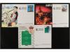 ✉ ESPAÑA. Ed. 149/50, 151/52, 153, 154. Seis enteros postale