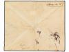 ✉ CUBA. 1897. SANTO DOMINGO (Cuba) a ESPAÑA. Sobre con membr