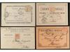 ✉ ESPAÑA. 1890-1900. Conjunto de 19 tarjetas postales emitid