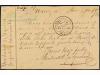 ✉ CUBA. Ed. 1. 1886. HABANA a NEW YORK. 25 cts. azul, mat. f