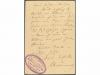 ✉ PUERTO RICO. Ed. 4. 1898. SAN JUAN a ALEMANIA. 3 ctvos. az
