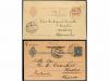 ✉ MARRUECOS. 1894-1907. Conjunto de ocho enteros postales de