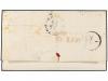 ✉ TRINIDAD. Sg. 8. 1854. TRINIDAD to NAPLES. 1d. brick red c
