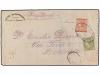 ✉ JAMAICA. Sg. 21, 22. 1895. KINGSTON to MODENA. 3d. olive g