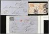 ° ✉ LOTES y COLECCIONES. ESPAÑA. Conjunto de sellos y cartas