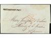 ✉ GRAN BRETAÑA. 1850. GLASCOW to ESPAÑA. Entire letter with 