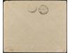 ✉ TOGO. 1915. ANECHO a PORTO NOVO (Dahomey). 10 s. 5 pf. ver