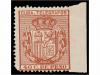 * CUBA. Ed. T 71smd. 40 ctvos. castaño SIN DENTAR MARGEN DER