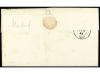 ✉ ESPAÑA. Ed. 48F. 1859. FALSOS POSTALES. MADRID a PALENCIA.