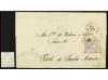 ° ✉ ESPAÑA. Ed. 122F. 1872. FALSOS POSTALES. Envuelta de MAD
