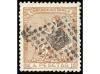 */° ESPAÑA. Ed. 139F. FALSOS POSTALES. 4 pesetas castaño roj