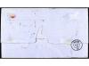 ✉ CUBA. Ant. 7F. 1859. FALSOS POSTALES. Sobrescrito de HABAN
