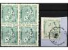 * Δ CUBA. Ant. 23F. FALSOS POSTALES. 50 céntimos verde, FALS