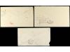✉ CUBA: OCUPACION ESTADOS UNIDOS. 1899. Tres sobres escritos
