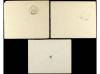 ✉ CUBA. 1896-97. Tres cartas con marcas militares españolas 