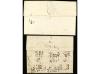 ✉ FRANCIA. 1768-91. Dos cartas circuladas a GÉNOVA marcas DE