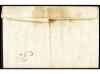✉ ESPAÑA: PREFILATELIA. 1815 (9 julio). OCUPACIÓN ESPAÑOLA D