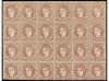 ** ESPAÑA. Ed. 102 (24). 1 mils. violeta s. salmón. Bloque d