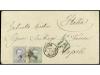✉ ESPAÑA. Ed. 121, 126. 1873. MANRESA a NÁPOLES (Italia). 10