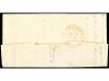 ✉ ESPAÑA. Ed. 1A. 1850. ZARAGOZA a MANRESA. 6 cuartos negro.