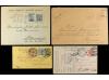 ✉ ALBANIA. 1911-19. ITALIAN OCCUPATION, 8 covers and cards, 