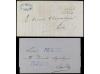 ✉ BOLIVIA. 1872-79. Lot of 5 covers.