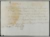 ✉ COLOMBIA. 1795-99. TWO receipts of franking. 
