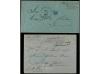 ✉ COLOMBIA. 1895-1902. Lot of 5 covers ´NO HAY ESTAMPILLAS´ 