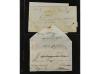✉ COLOMBIA. 1800-18875. Collection of 31 pre-stamp covers. E