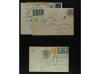FRANCIA. 1850-1920. Lot of 109 covers and cards.